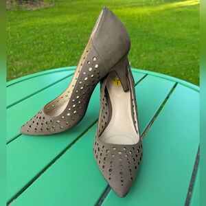 Calvin Klein Taupe Spike Heels (Women's 7)